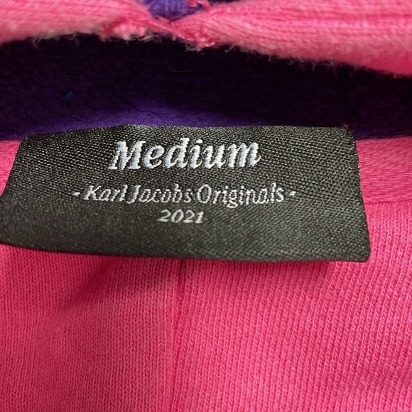 Karl Jacobs Colorblock Enchantment 2021 Hoodie Sweatshirt Rare Medium M - Picture 10 of 11